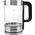 Czajnik Gastroback Gastroback Design Basic, 1.7 L, 3000 W, Stainless steel, Transparent, Glass, Stainless steel, Water level indicator, Overheat protection