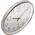 Mebus Mebus 19776 radio wall clock Silver/white