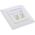 InLine InLine® Cat.6A box flush-mounted 2x RJ45 white RAL9010
