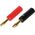 Prolink PARA WTYKÓW BANANOWYCH BAN-PLUG-V2 CZERWONY + CZARNY PROLINK