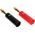 Prolink PARA WTYKÓW BANANOWYCH BAN-PLUG-V2 CZERWONY + CZARNY PROLINK