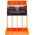 Vinyl record stand orange