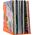 Vinyl record stand orange