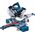 Ukośnica Bosch Bosch cordless chop and miter saw BITURBO GCM 18V-216 D Professional solo, chop and miter saw (blue, without battery and charger)