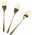 Dessert fork set Homla STILO Gold, 3 pcs.