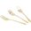 Dessert fork set Homla STILO Gold, 3 pcs.