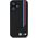 BMW BMHMP16S23PUTRK iPhone 16 6.1" czarny/black hardcase M Meshed Tricolor Stripes MagSafe