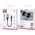 XO adapter USB - microUSB OTG, black (NB201)