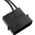 SilverStone SATA - SATA Slimline + Molex, 0.5m, Czarny (SSTCP10)