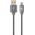 Kabel USB Gembird USB-A - microUSB 1 m Szary (CC-USB2S-AMmBM-1M-BG)