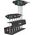 Wera Wera 467/7 TORX HF set 2 T-handle screwdrivers + rack, 7 pieces (black/green, with holding function)
