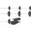 Wera Wera 467/7 TORX HF set 2 T-handle screwdrivers + rack, 7 pieces (black/green, with holding function)