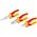 Bosch Bosch VDE pliers set Professional, 3-piece (red/yellow)