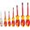 Bosch Bosch VDE screwdriver set PH/SL Professional, 7-piece (red/yellow, 6 VDE screwdrivers, phase tester SL3)