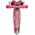 Hulajnoga Mini Micro Deluxe Fairy Glitter LED Pink