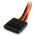 StarTech SATA 15-pin - SATA 15-pin, 0.3m, Wielokolorowy (SATAPOWEXT12)