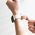 Λουράκι Araree Araree Silicone Link Apple Watch 42/44/45/49mm λευκό-πράσινο/ζεστό λευκό-χακί AR70-01907C 13203279 8809961110252