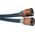 Gardena Gardena Textile Hose Liano Xtreme 1/2, 30 meter set (dark grey/orange, model 2023, incl. cleaning syringe, 2 tap connectors)