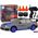 LeanToys Autko Sportowe Zdalnie Sterowane R/C 1:24 Szare Wymienne Koła