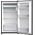 Lodówka Candy Candy Table Top Refrigerator | CHASD4385EBC | Energy efficiency class E | Free standing | Larder | Height 85 cm | Fridge net capacity 90 L | 37 dB | Black