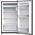 Lodówka Candy Candy Table Top Refrigerator | CHASD4385EBC | Energy efficiency class E | Free standing | Larder | Height 85 cm | Fridge net capacity 90 L | 37 dB | Black