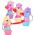 Lūpų balzamas Martinelia Unicorn Long Tongue, 1 vnt