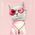 Nimmy iPhone 16 Pro 6.3" Case Pink Glasses Cool Cat