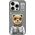 Nimmy iPhone 16 Pro Max 6.9" case gray/grey Cool&Cute 2.0 Bear