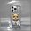 Nimmy iPhone 16 Pro Max 6.9" case gray/grey Cool&Cute 2.0 Bear