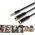 Kabel Mozos Jack 3.5mm - Jack 3.5mm x2 Brak danych czarny (TSX-1005)