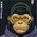 Nimmy case iPhone 16 6.1" black/black Cool&Cute 2.0 Monkey