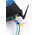 Organizer LABEL THE CABLE Rzep Czarny 10 sztuk  (LTC2510)