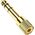 Adapter AV Mozos Jack 3.5mm - Jack 6.3mm złoty (MA6335)