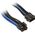 SilverStone ATX/EPS 8-pin - ATX/EPS 8-pin, 0.3m, Niebieski (SST-PP07-EPS8BA)