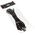 SilverStone PCIe 8-pin - PCIe 8-pin, 0.55m, Czarny (SST-PP06B-2PCIE70)