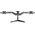 SilverStone Stojak biurkowy na 3 monitory do 24" ARM11BC (SST-ARM31BS)