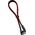 CableMod SATA - SATA, 0.3m, Czarno-czerwony (ZUSA-245)