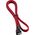 CableMod SATA - SATA, 0.6m, Czerwony (ZUSA-258)
