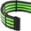CableMod PRO ModMesh Seria RT, Zestawy kabli ASUS ROG/Seasonic, Czarny-zielony (ZUAD-957)