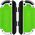 Lizard Skins naklejki na kontrolery Switch Joy-Con Emerald Green