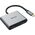 Stacja/replikator Akasa USB-C - HDMI x2 Szary  (AK-CBCA26-18BK)