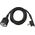 Kabel zasilający Brennenstuhl Brennenstuhl Verlängerungskabel mit Winkel-Flachstecker, 2m - schwarz