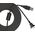 Kabel USB Glorious PC Gaming Race USB-A - USB-C 2 m Czarny (GLO-ASCC-MS-B)