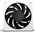 Wentylator Alphacool Apex Stealth Metal 120 mm Biały (13820)