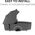 Hauck HAUCK carry Cot WALK N CARE, Dark Grey, 165423