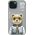 Nimmy iPhone 15 6.1" case gray/grey Cool&Cute 2.0 Bear