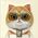 Nimmy case iPhone 15 6.1" khaki Cool&Cute 2.0 Cat