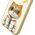 Nimmy case iPhone 15 6.1" khaki Cool&Cute 2.0 Cat