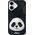 Nimmy case iPhone 16 6.1" black/black Big Eyed Pet 2.0 Panda
