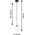 Lampa wisząca Paulmann Lampa wisząca łazienkowa GOVE LED 9W 900lm 3000K IP44 230V czarny matowy / metal /  szkło